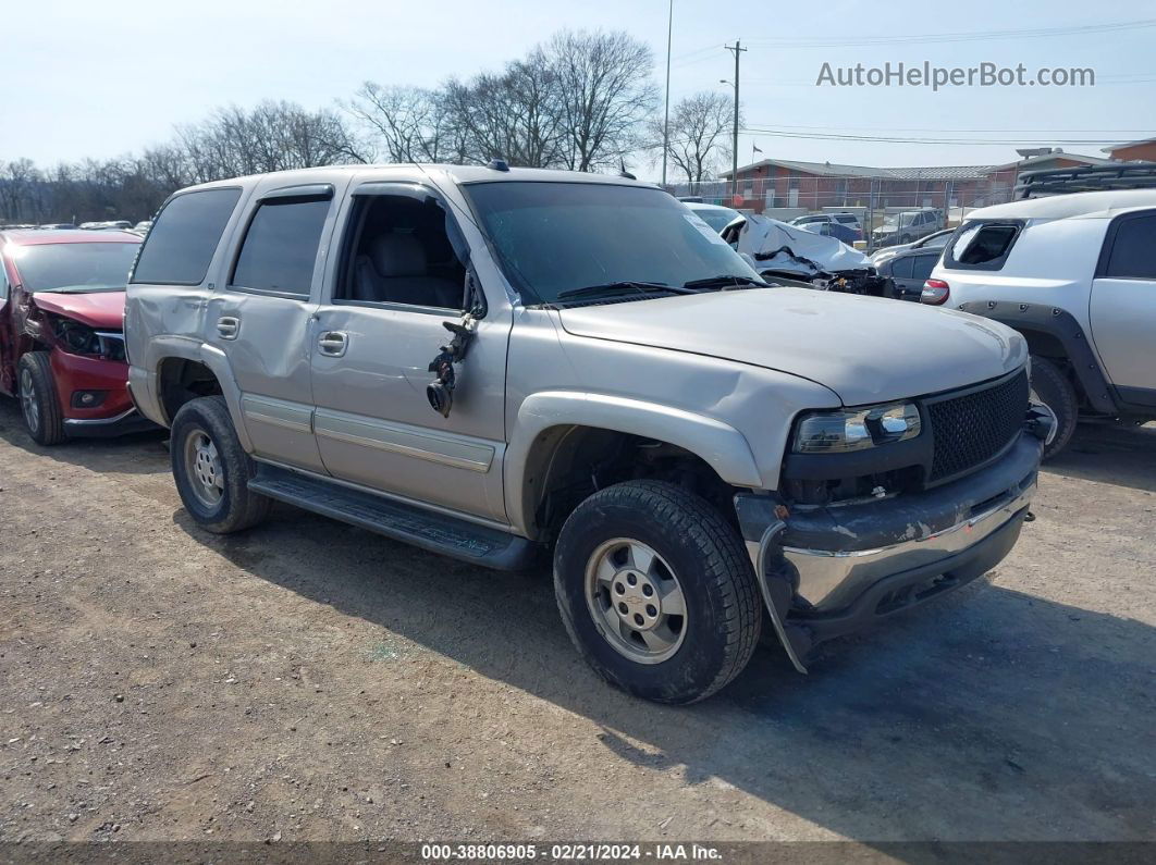 2004 Chevrolet Tahoe Lt Beige vin: 1GNEK13Z14J300153