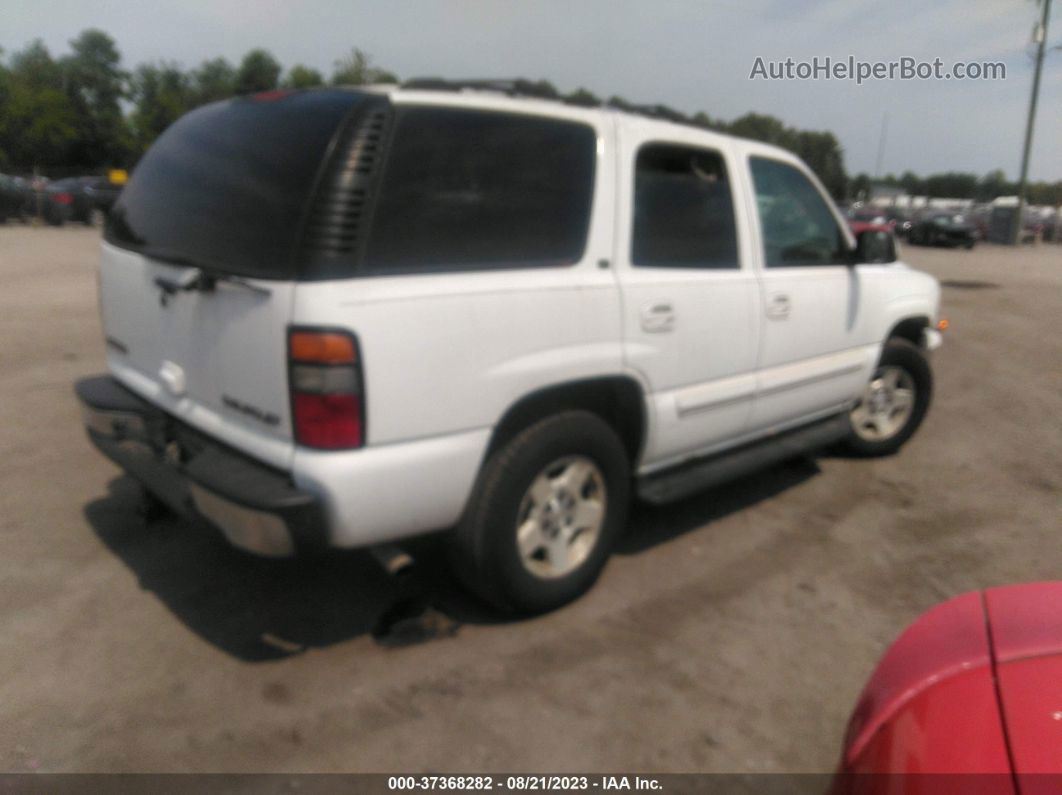 2004 Chevrolet Tahoe Lt White vin: 1GNEK13Z24J264733