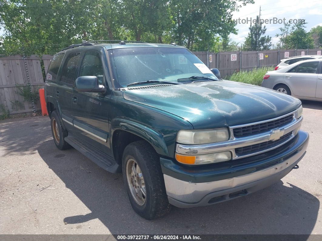 2004 Chevrolet Tahoe Lt Green vin: 1GNEK13Z34J213791