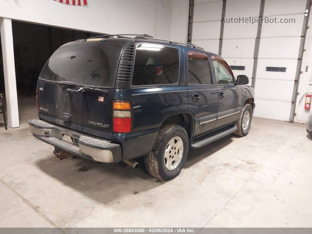 2004 Chevrolet Tahoe Lt Dark Blue vin: 1GNEK13Z44R117654