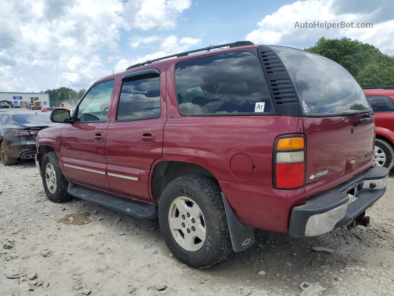 2004 Chevrolet Tahoe K1500 Burgundy vin: 1GNEK13Z44R138245