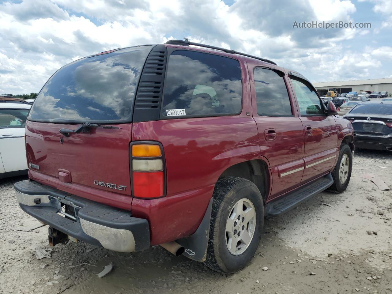 2004 Chevrolet Tahoe K1500 Burgundy vin: 1GNEK13Z44R138245