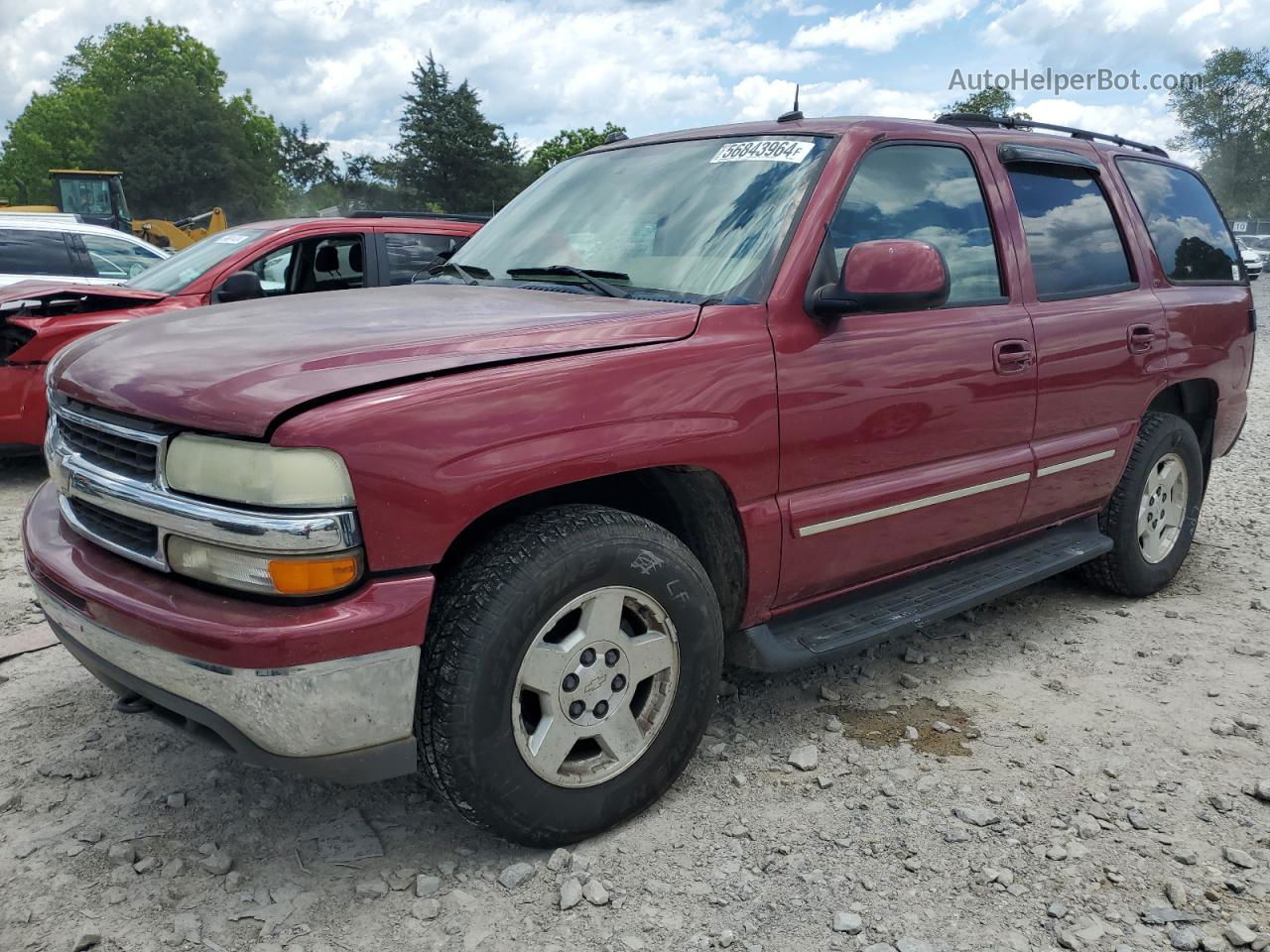 2004 Chevrolet Tahoe K1500 Burgundy vin: 1GNEK13Z44R138245