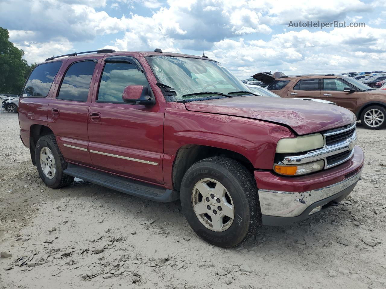 2004 Chevrolet Tahoe K1500 Burgundy vin: 1GNEK13Z44R138245