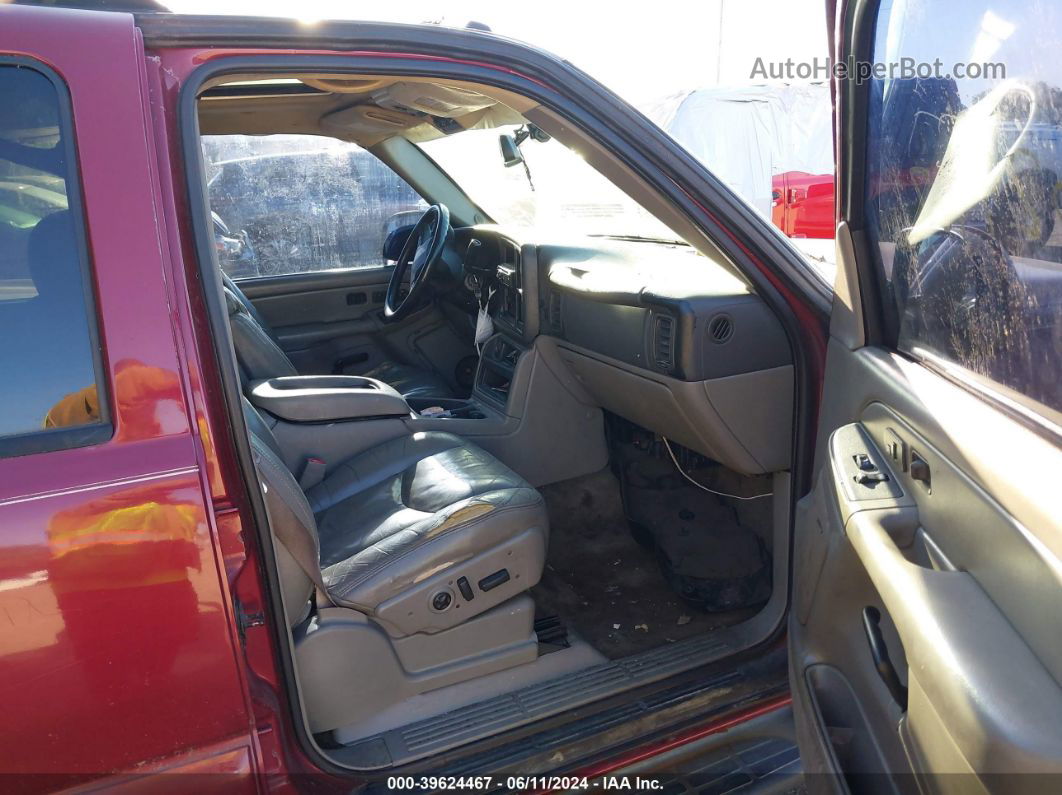 2004 Chevrolet Tahoe Lt Burgundy vin: 1GNEK13Z54J164383