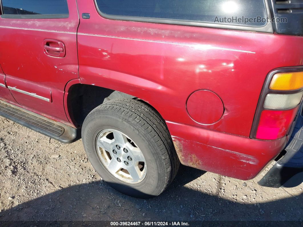 2004 Chevrolet Tahoe Lt Burgundy vin: 1GNEK13Z54J164383