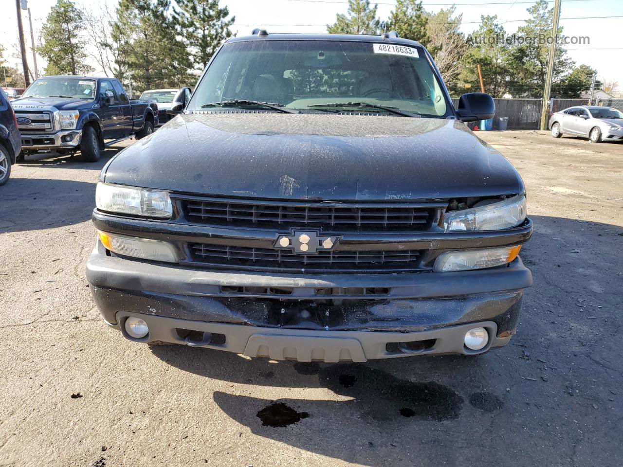 2004 Chevrolet Tahoe K1500 Black vin: 1GNEK13Z54R167172