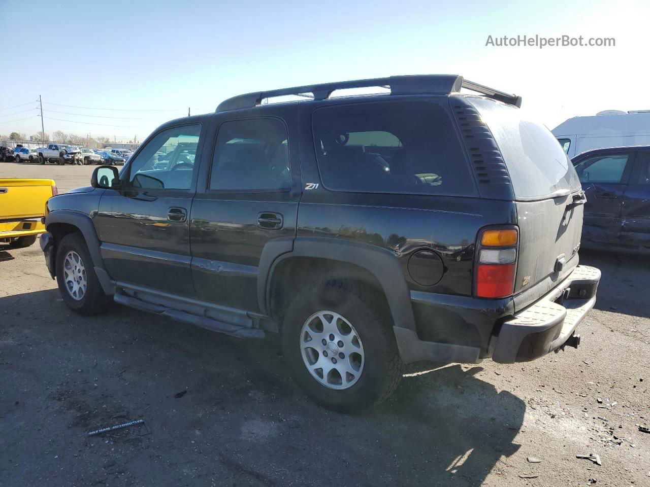 2004 Chevrolet Tahoe K1500 Black vin: 1GNEK13Z54R167172