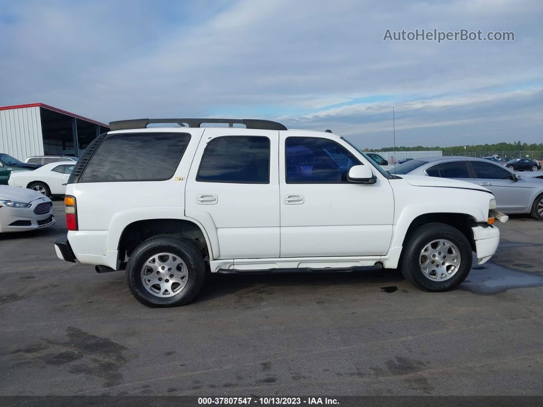 2004 Chevrolet Tahoe Z71 White vin: 1GNEK13Z54R245000