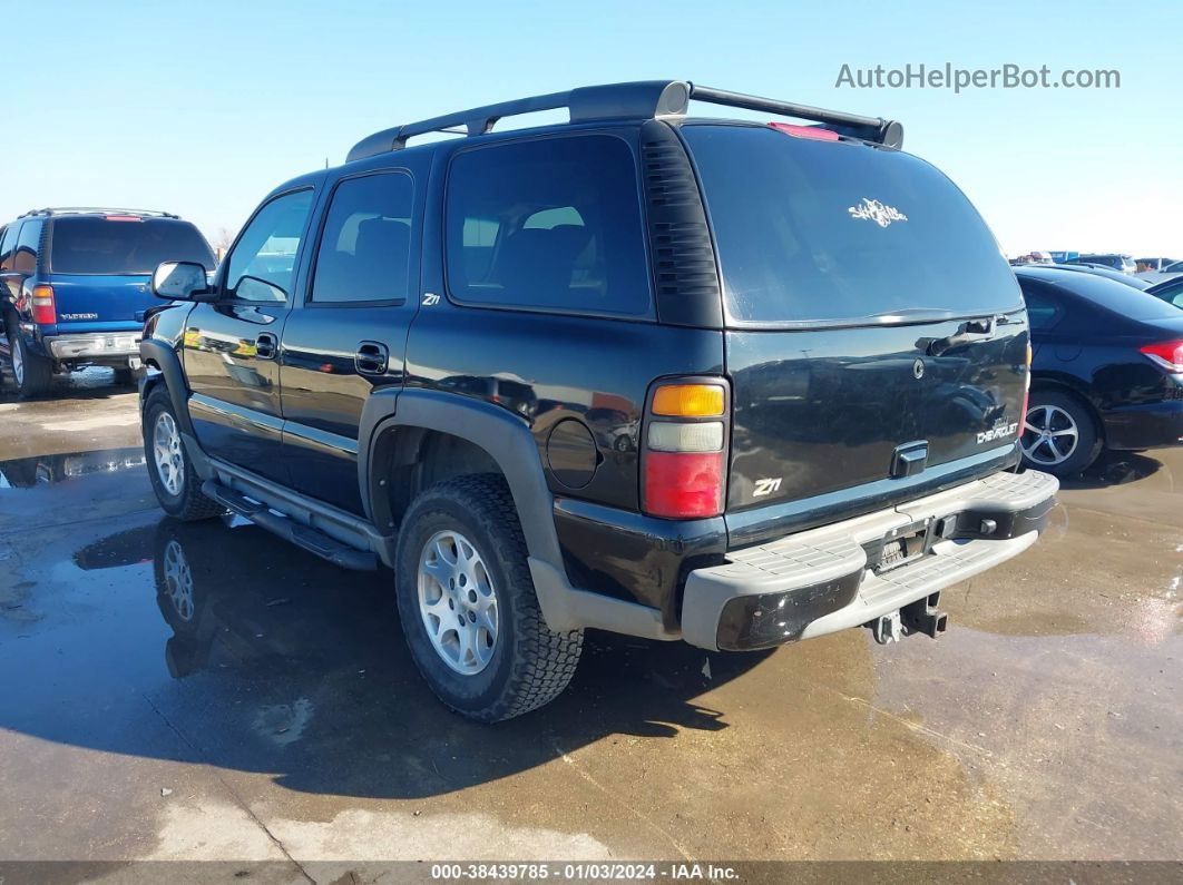 2004 Chevrolet Tahoe Z71 Black vin: 1GNEK13Z54R264579