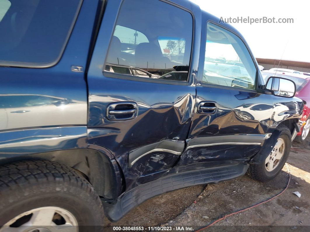 2004 Chevrolet Tahoe Lt Blue vin: 1GNEK13Z64R159985