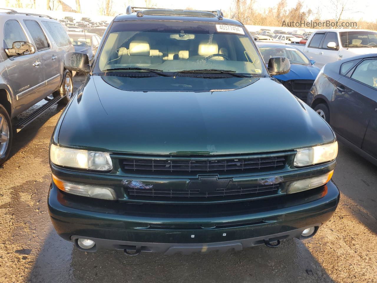 2004 Chevrolet Tahoe K1500 Green vin: 1GNEK13Z64R219747