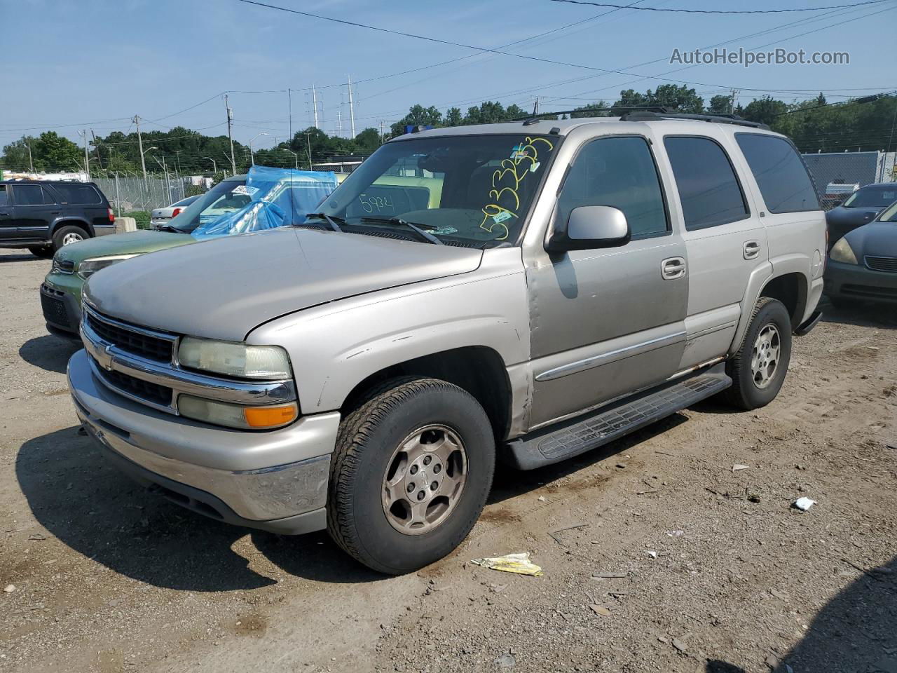 2004 Chevrolet Tahoe K1500 Beige vin: 1GNEK13Z74J176129