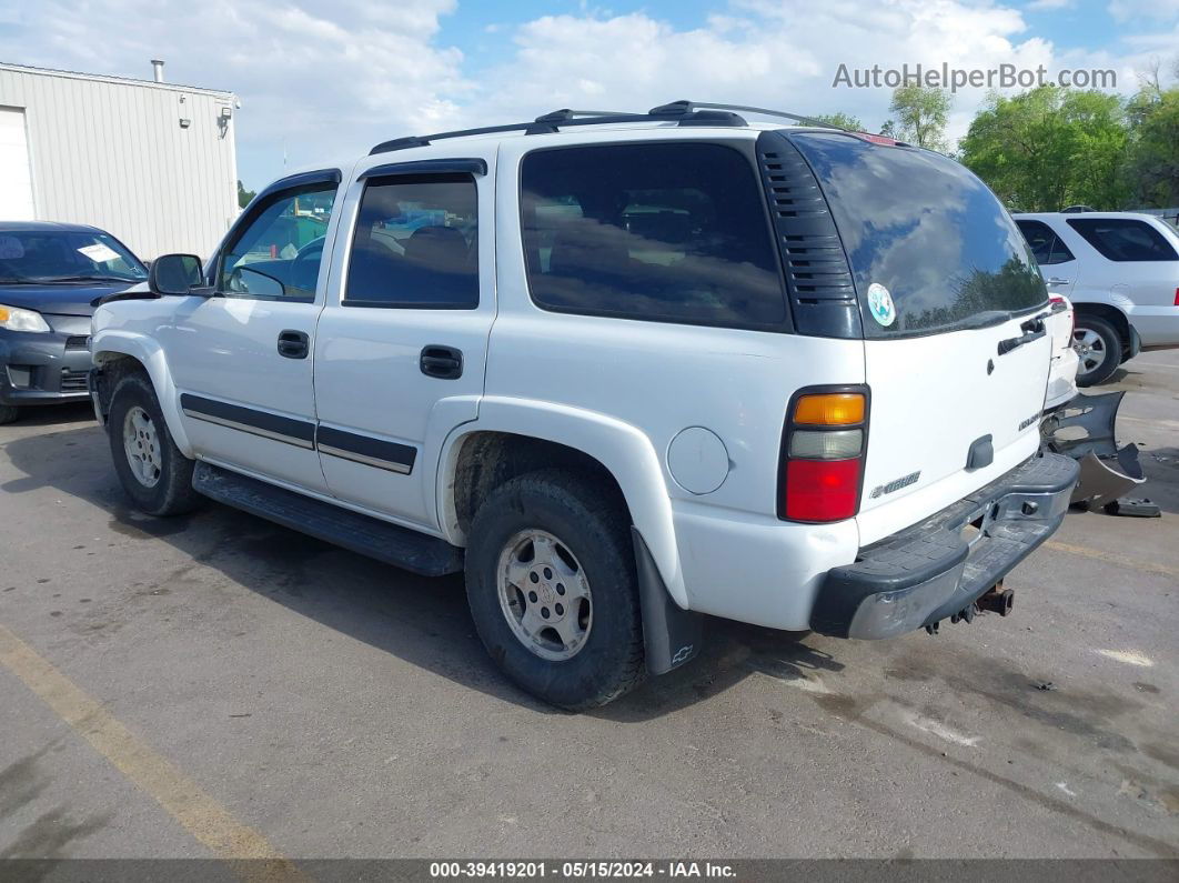 2004 Chevrolet Tahoe Ls White vin: 1GNEK13Z74J222008