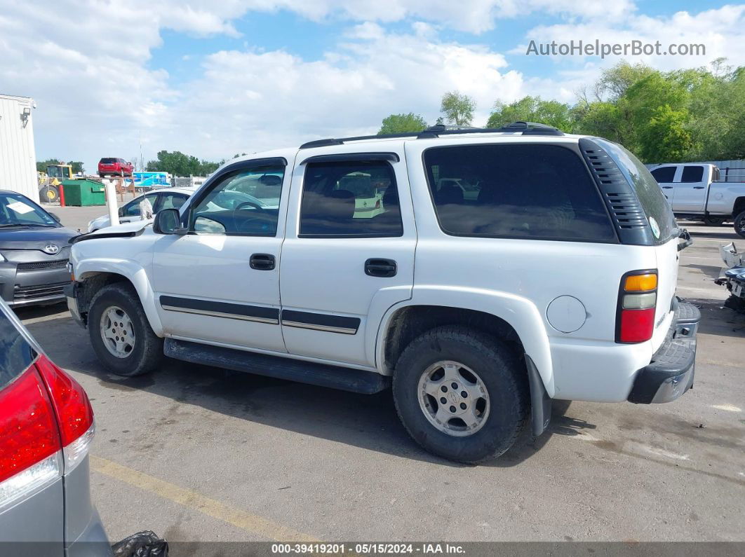 2004 Chevrolet Tahoe Ls White vin: 1GNEK13Z74J222008