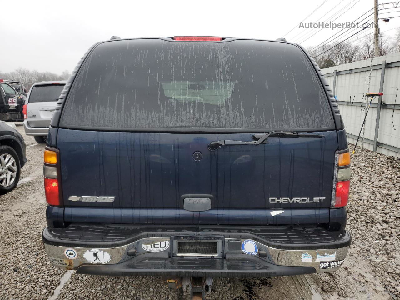 2004 Chevrolet Tahoe K1500 Blue vin: 1GNEK13Z74J289160