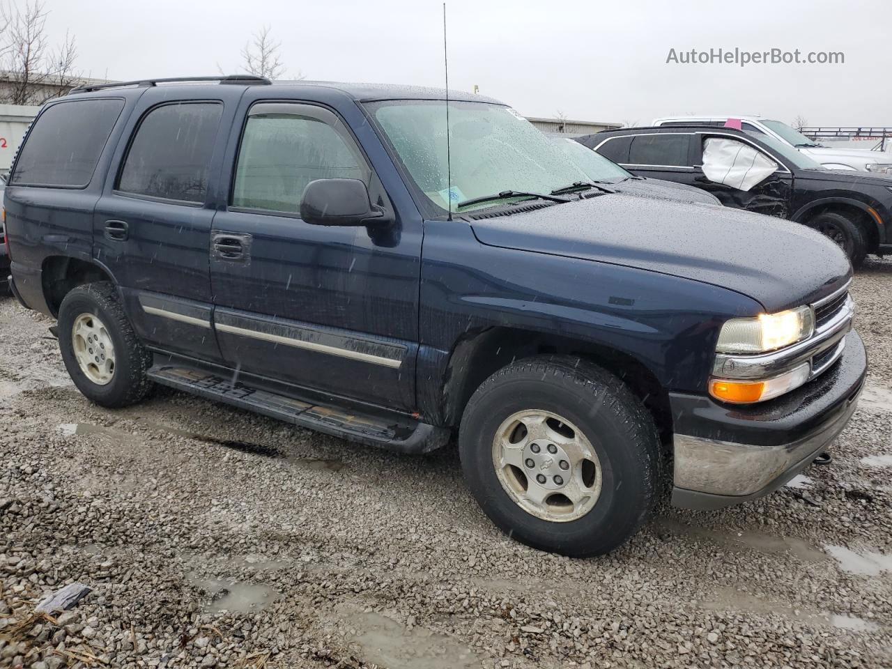 2004 Chevrolet Tahoe K1500 Blue vin: 1GNEK13Z74J289160