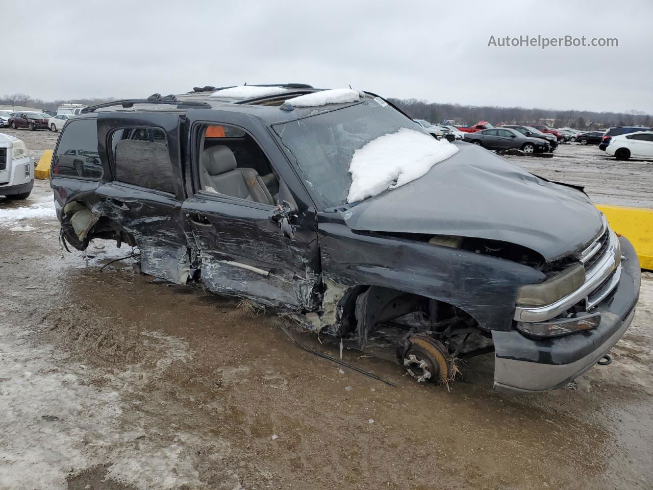 2004 Chevrolet Tahoe K1500 Black vin: 1GNEK13Z74J298246