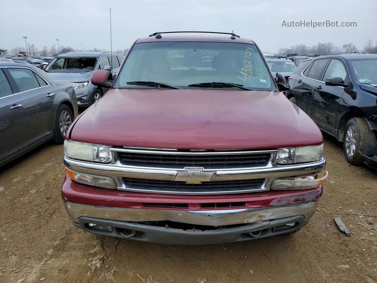 2004 Chevrolet Tahoe K1500 Maroon vin: 1GNEK13Z84J240582