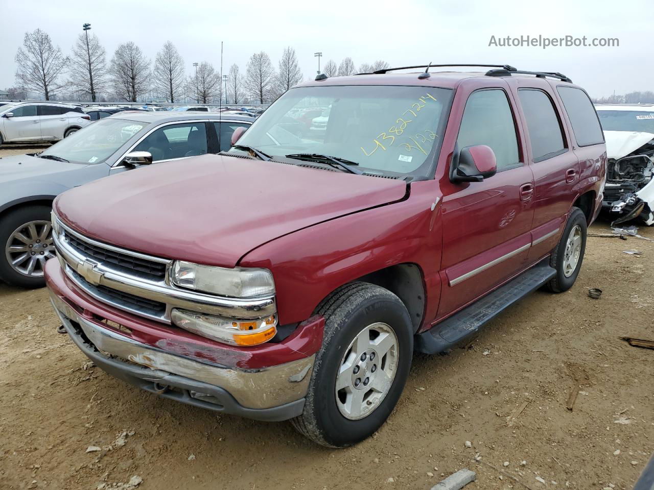 2004 Chevrolet Tahoe K1500 Темно-бордовый vin: 1GNEK13Z84J240582