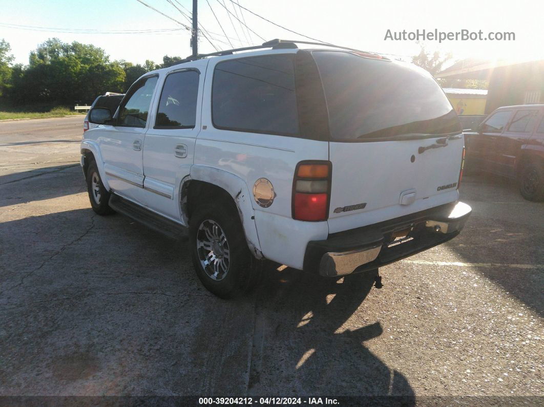 2004 Chevrolet Tahoe Lt White vin: 1GNEK13Z84R155825