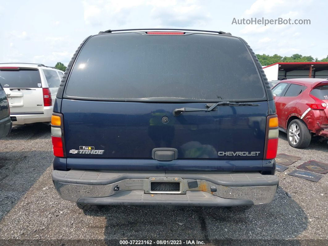 2004 Chevrolet Tahoe Ls Dark Blue vin: 1GNEK13Z84R198092