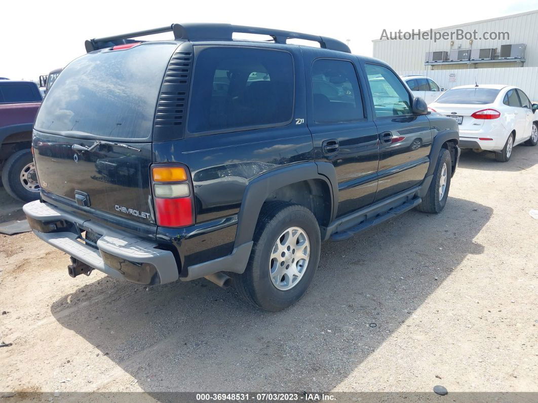 2004 Chevrolet Tahoe Z71 Black vin: 1GNEK13Z84R204926