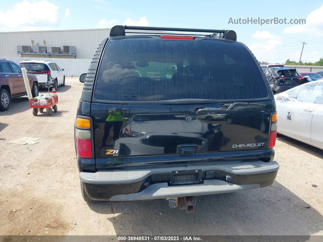 2004 Chevrolet Tahoe Z71 Black vin: 1GNEK13Z84R204926