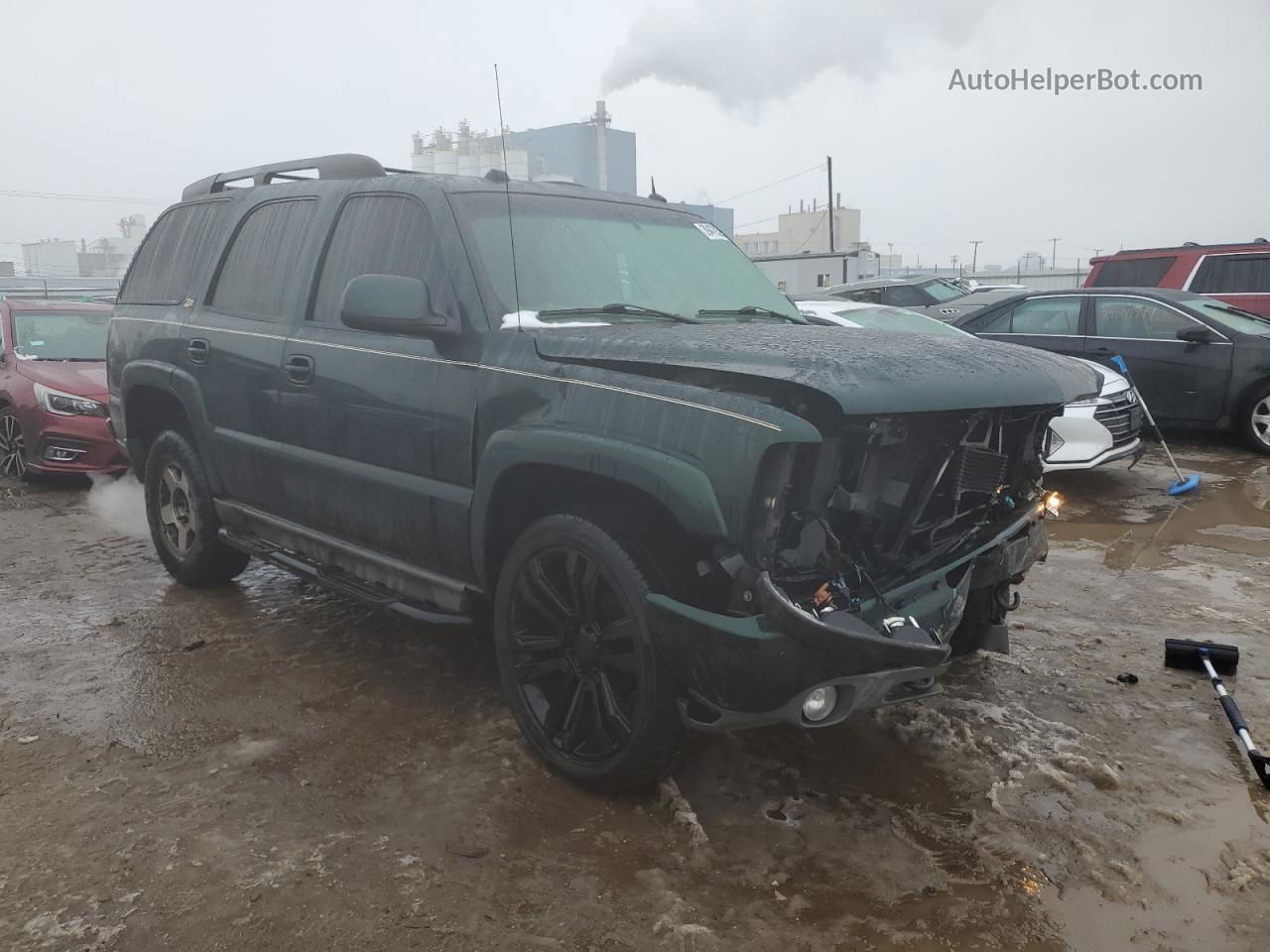 2004 Chevrolet Tahoe K1500 Зеленый vin: 1GNEK13Z84R226795