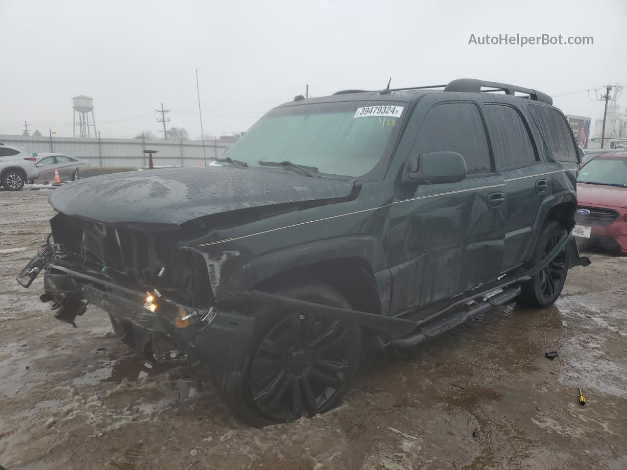 2004 Chevrolet Tahoe K1500 Green vin: 1GNEK13Z84R226795