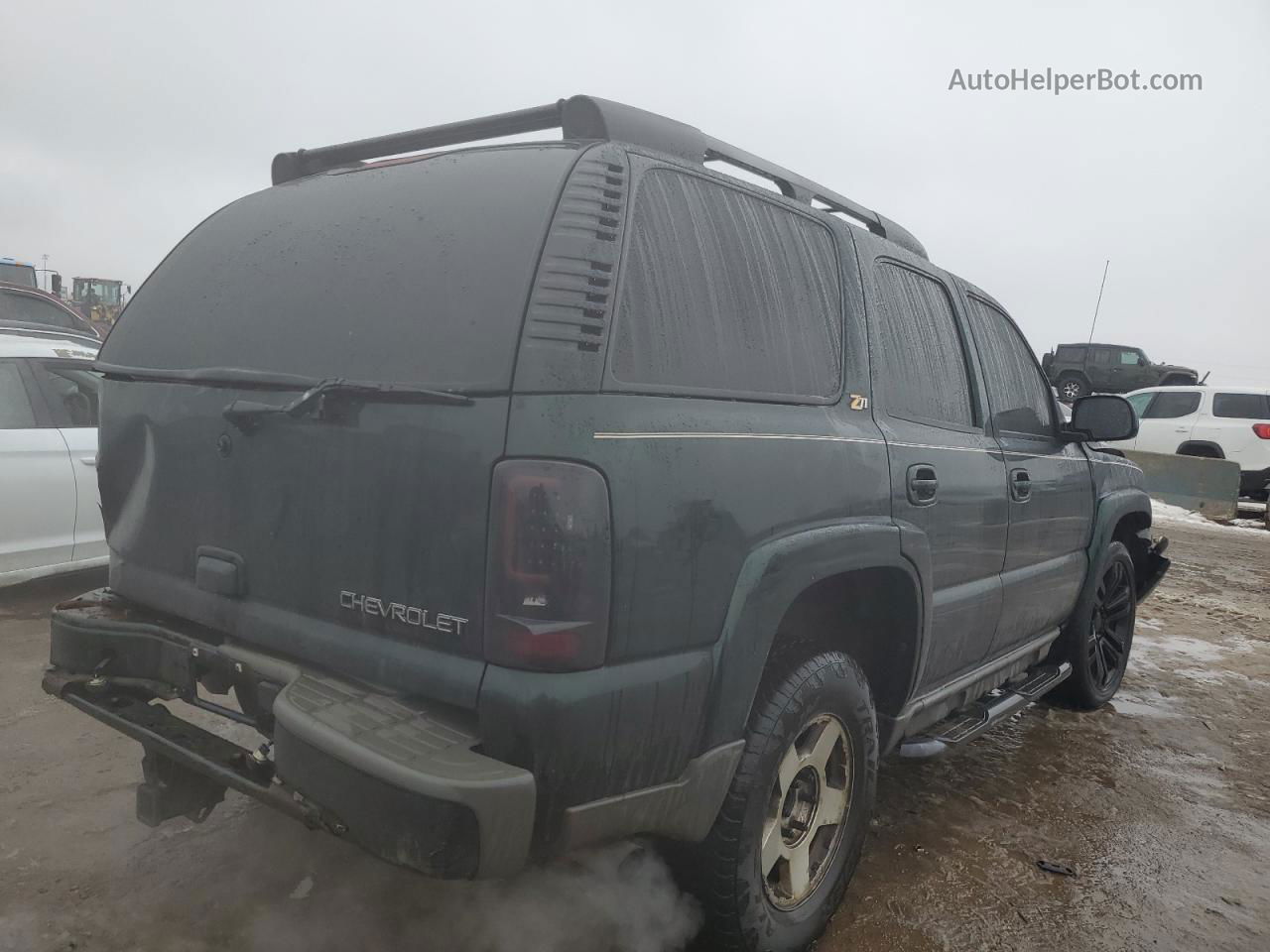 2004 Chevrolet Tahoe K1500 Green vin: 1GNEK13Z84R226795