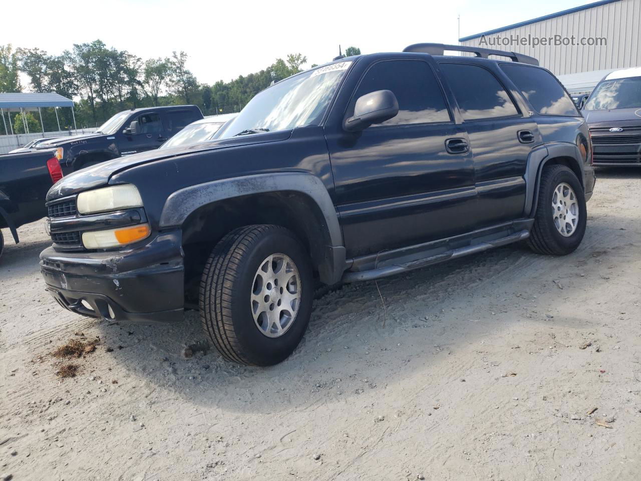 2004 Chevrolet Tahoe K1500 Black vin: 1GNEK13Z94R184119