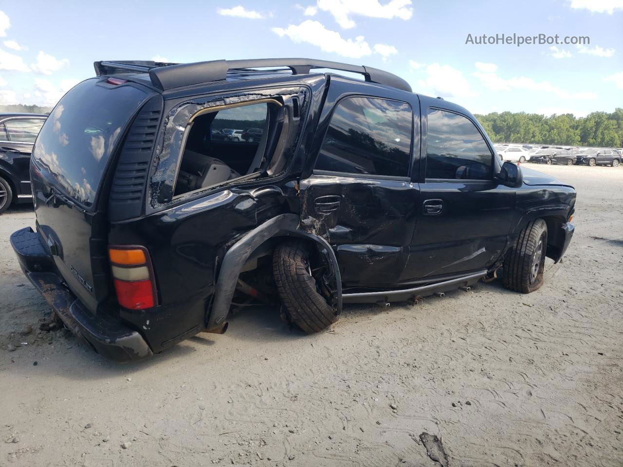 2004 Chevrolet Tahoe K1500 Black vin: 1GNEK13Z94R184119