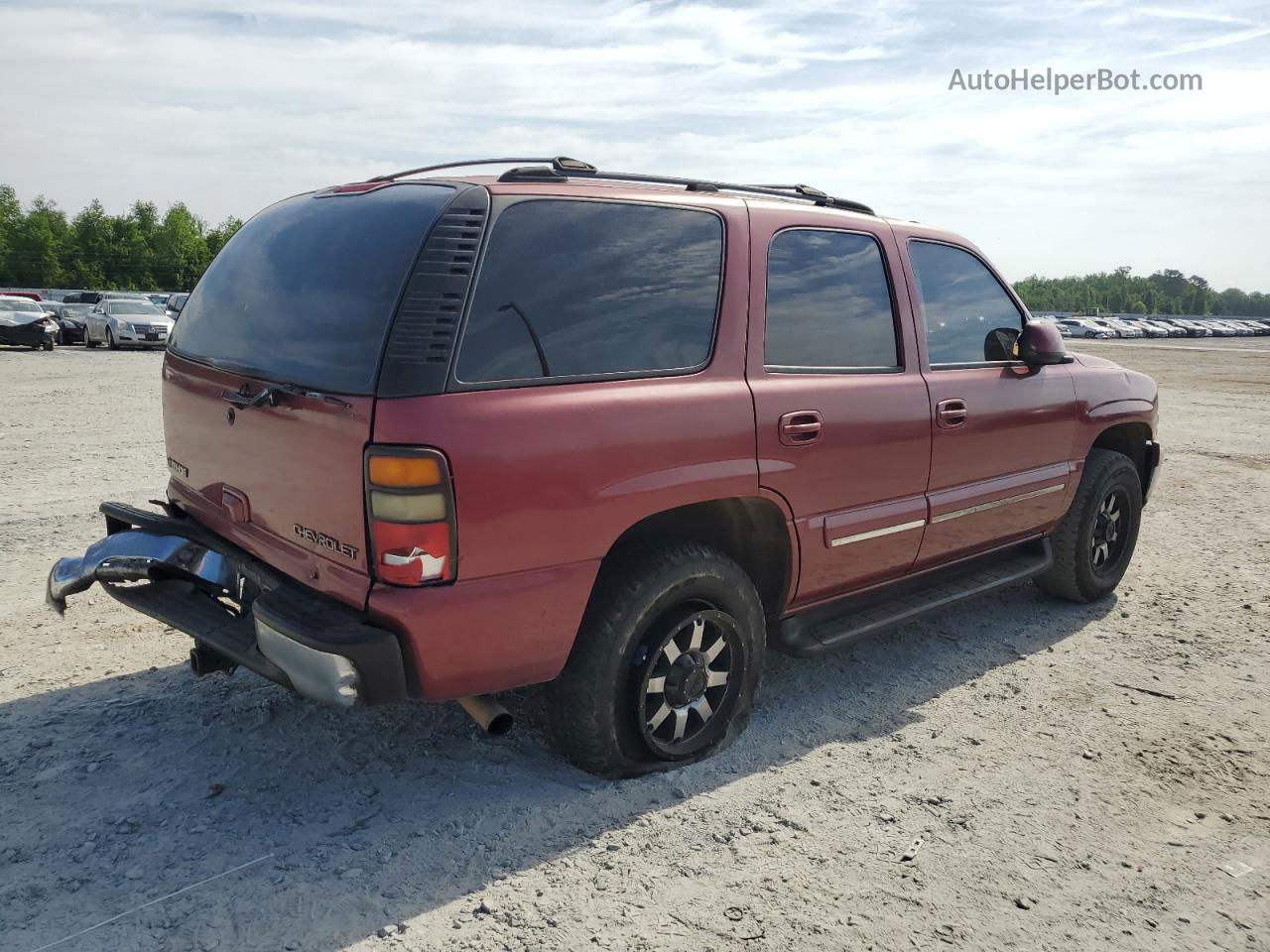 2004 Chevrolet Tahoe K1500 Бордовый vin: 1GNEK13ZX4J164735