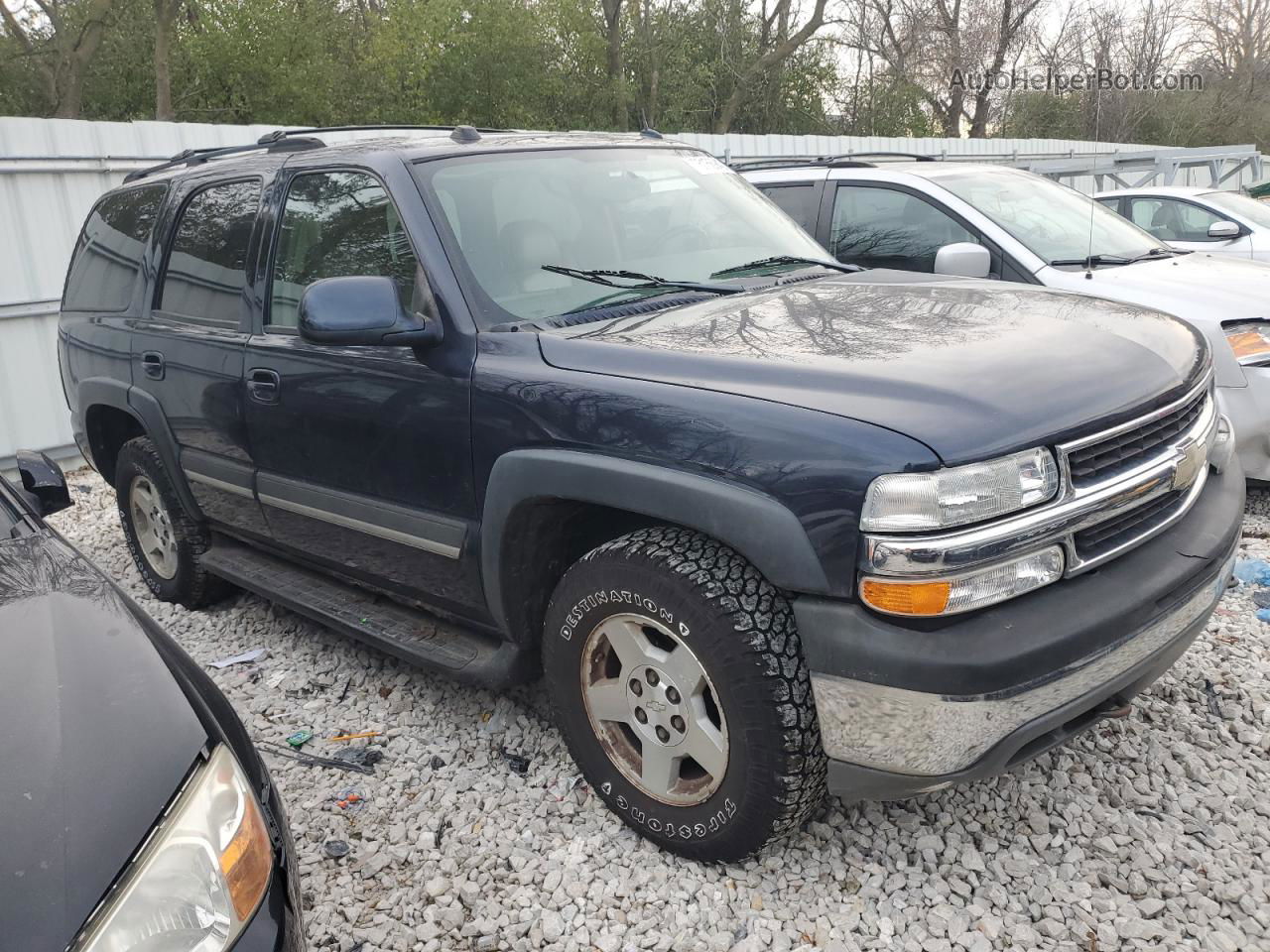 2004 Chevrolet Tahoe K1500 Blue vin: 1GNEK13ZX4J326301