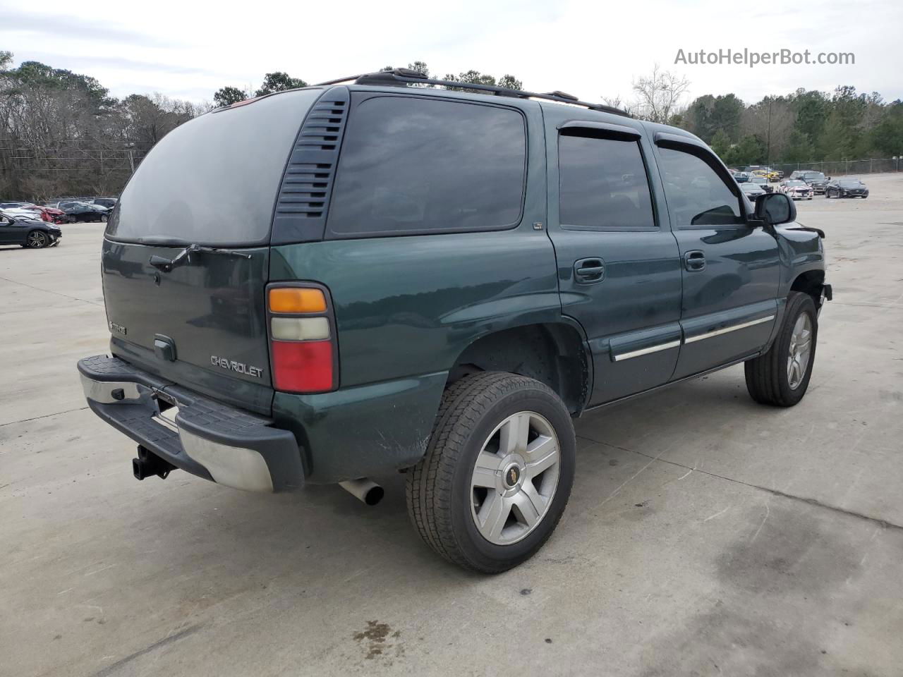 2004 Chevrolet Tahoe K1500 Green vin: 1GNEK13ZX4R161156