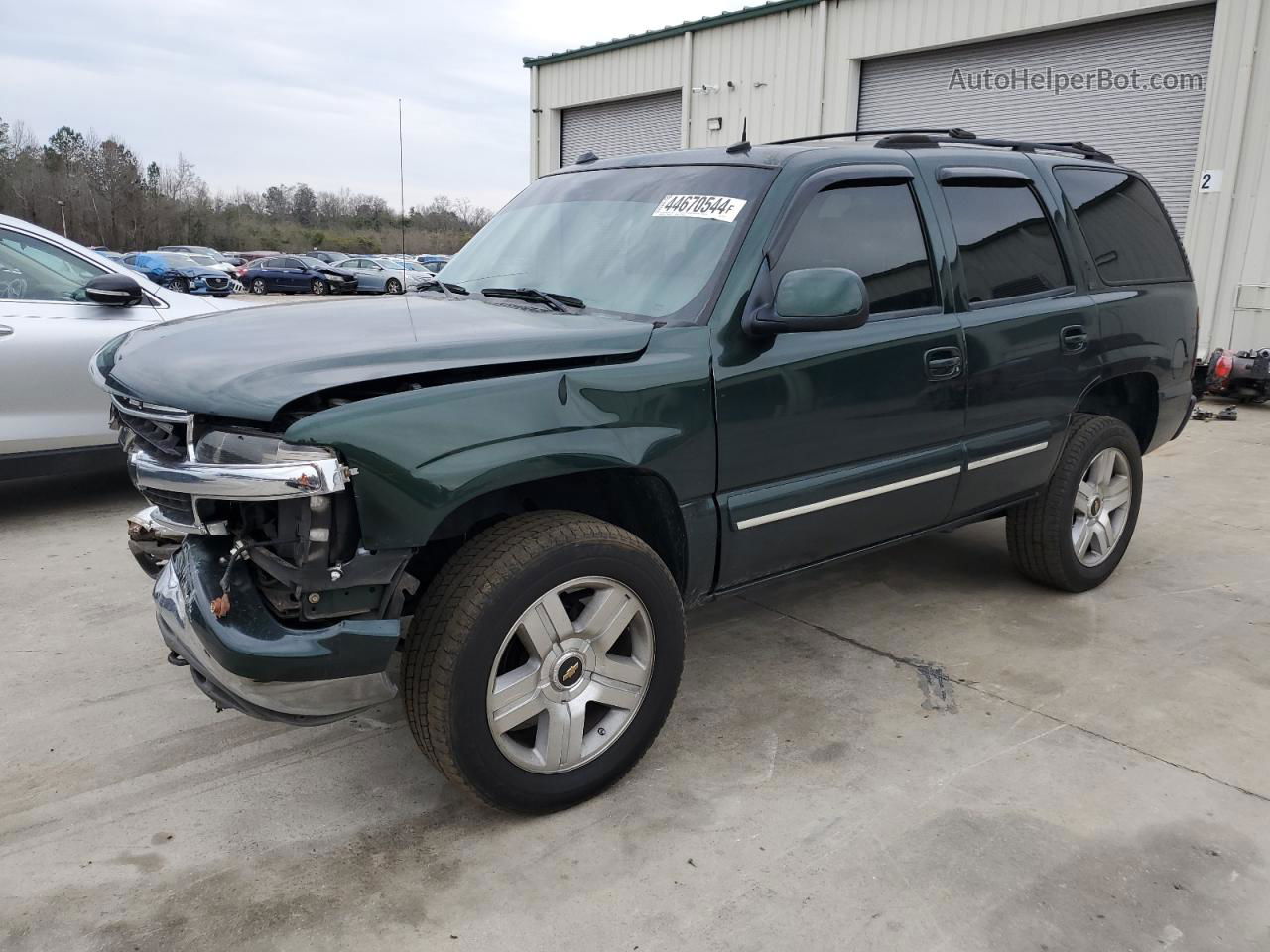 2004 Chevrolet Tahoe K1500 Зеленый vin: 1GNEK13ZX4R161156