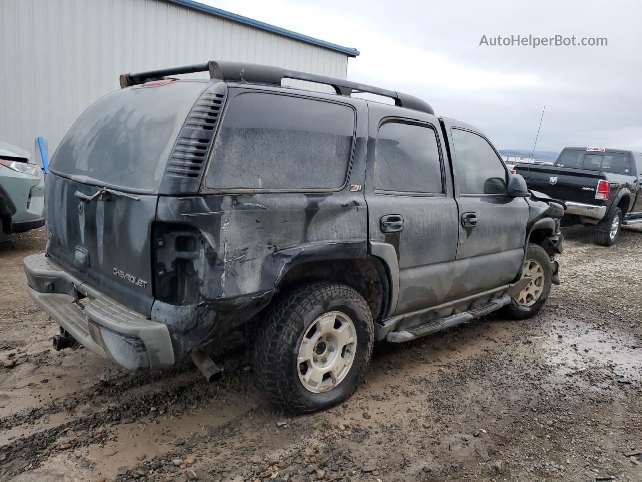 2004 Chevrolet Tahoe K1500 Black vin: 1GNEK13ZX4R322315