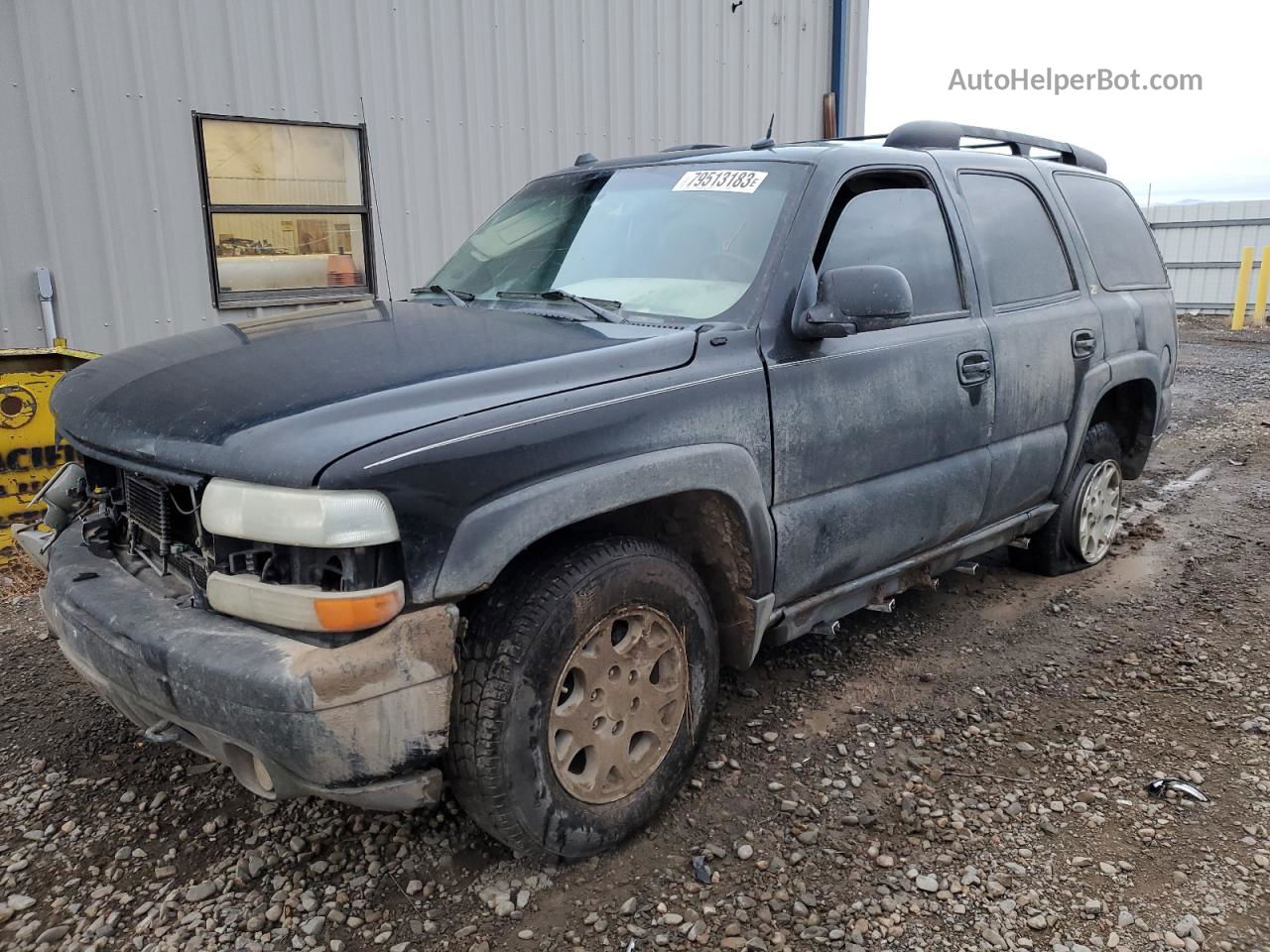 2004 Chevrolet Tahoe K1500 Black vin: 1GNEK13ZX4R322315