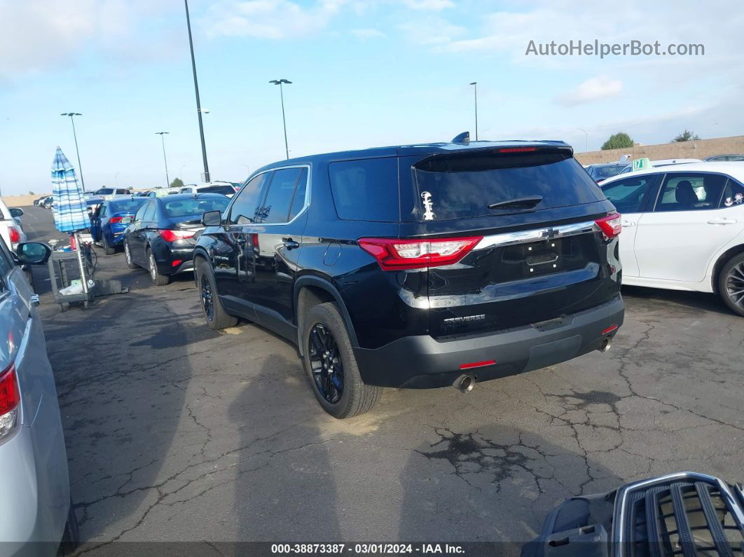 2020 Chevrolet Traverse Fwd Ls Black vin: 1GNERFKW0LJ127899