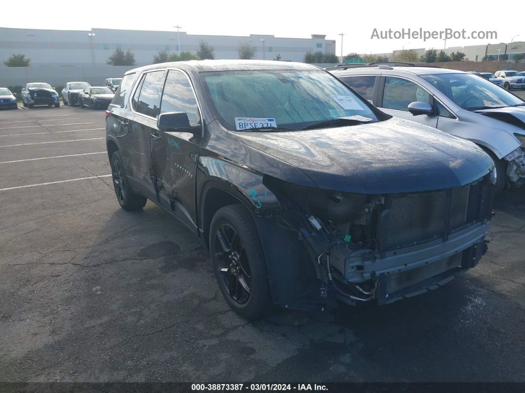 2020 Chevrolet Traverse Fwd Ls Black vin: 1GNERFKW0LJ127899