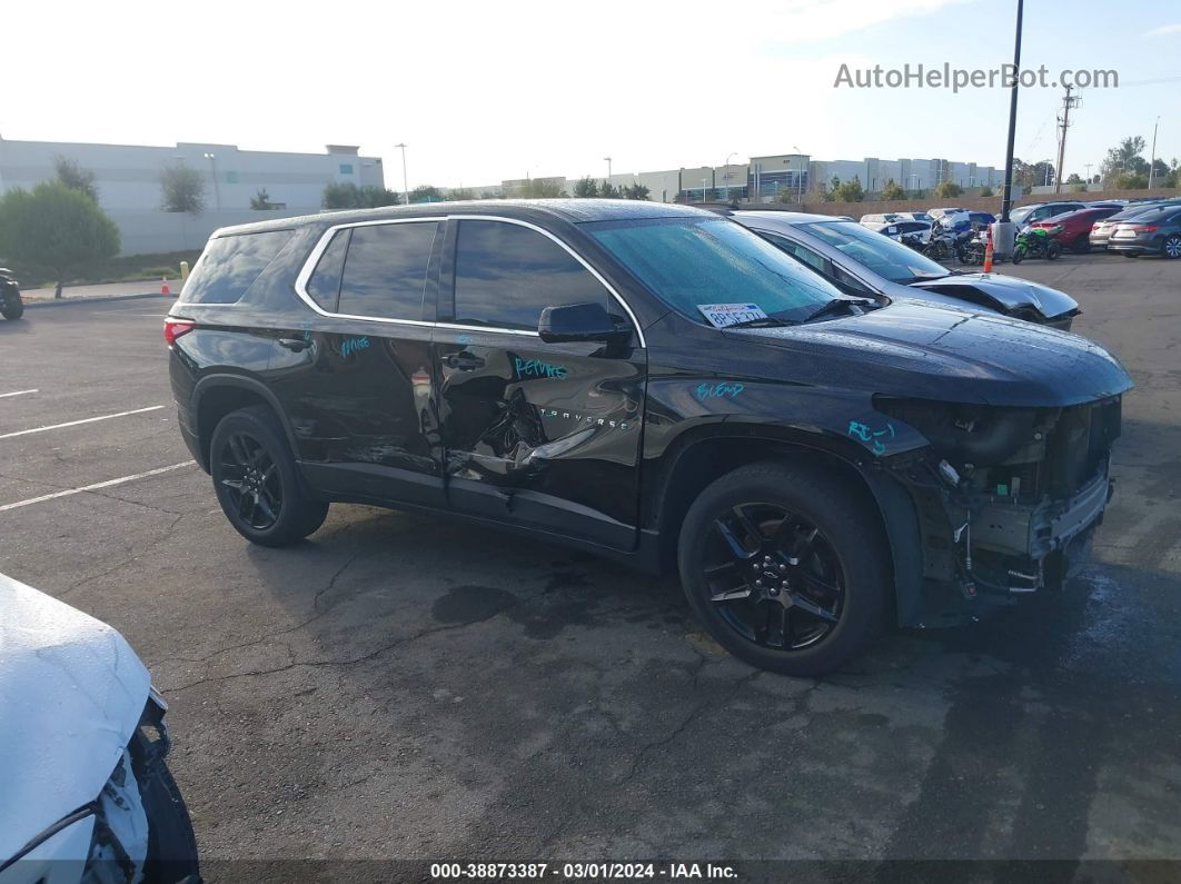 2020 Chevrolet Traverse Fwd Ls Black vin: 1GNERFKW0LJ127899