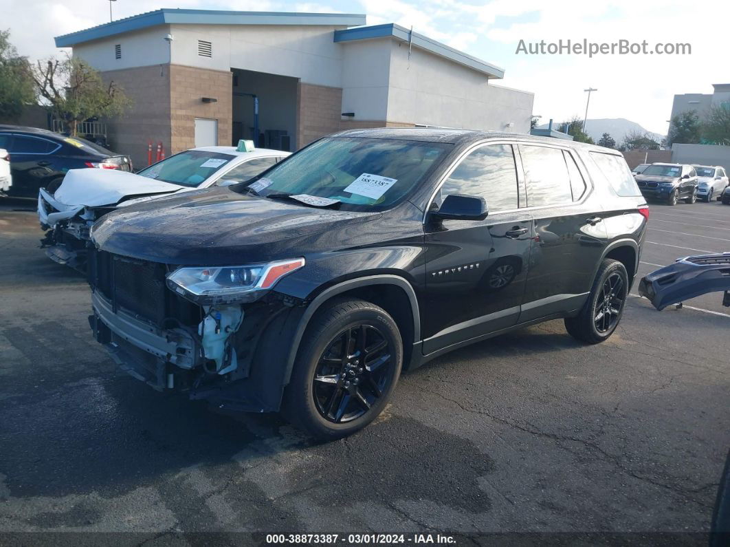 2020 Chevrolet Traverse Fwd Ls Black vin: 1GNERFKW0LJ127899