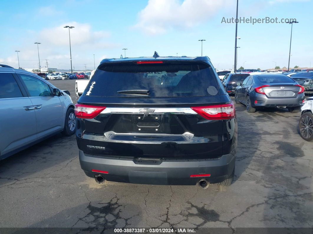 2020 Chevrolet Traverse Fwd Ls Black vin: 1GNERFKW0LJ127899