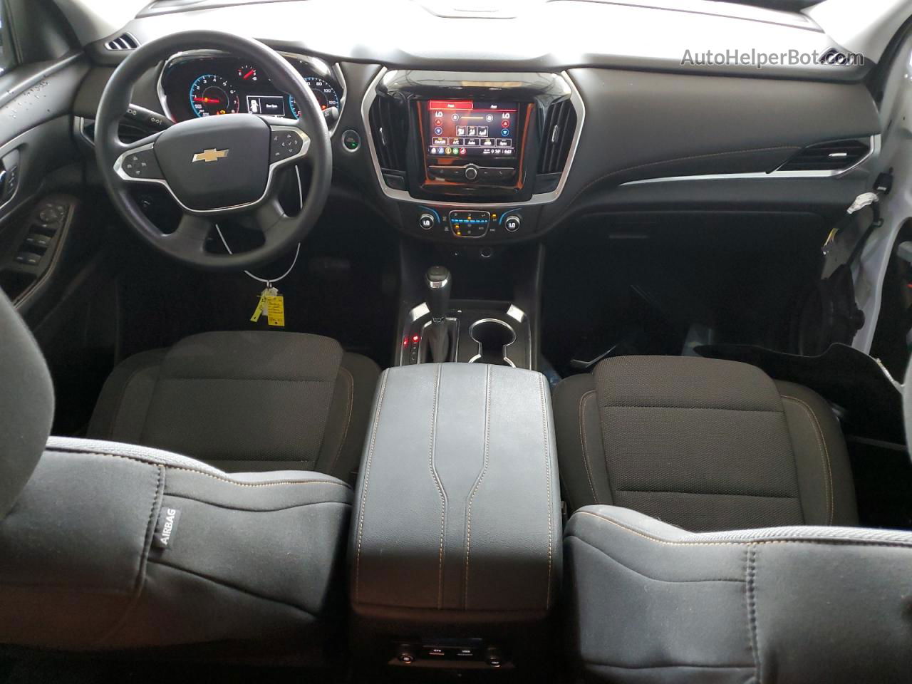 2020 Chevrolet Traverse Ls White vin: 1GNERFKW0LJ153273