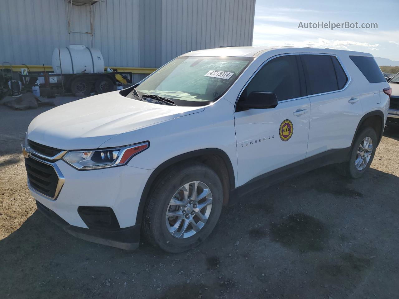 2020 Chevrolet Traverse Ls White vin: 1GNERFKW0LJ204416