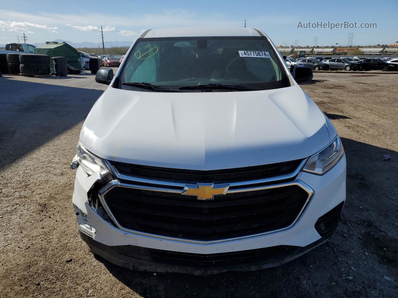 2020 Chevrolet Traverse Ls White vin: 1GNERFKW0LJ204416