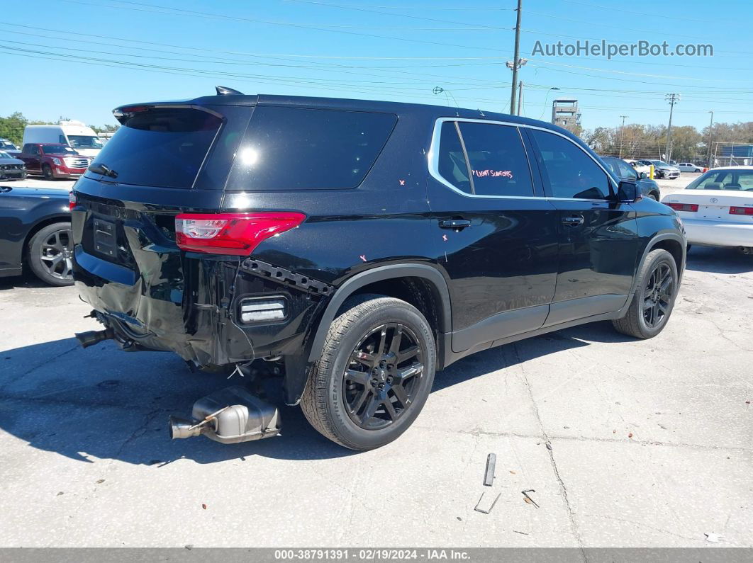 2020 Chevrolet Traverse Fwd Ls Black vin: 1GNERFKW0LJ302426