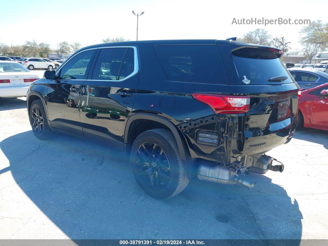 2020 Chevrolet Traverse Fwd Ls Black vin: 1GNERFKW0LJ302426