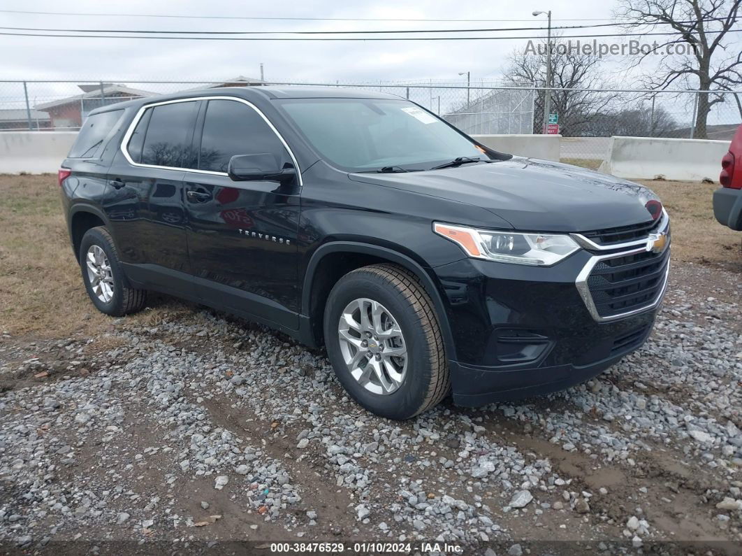 2020 Chevrolet Traverse Fwd Ls Black vin: 1GNERFKW0LJ310428